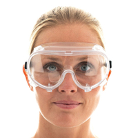 HYGOSTAR Comfort Vollsichtschutzbrille 8510,  1 Karton = 10 Stück,  Einheitsgröße,  transparent/klar