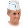 HYGOSTAR Express Schiffchenmütze 1026,  1 Packung = 25 Stück,  Zierkante blau