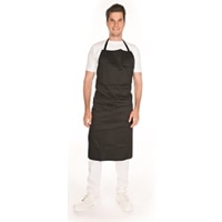 HYGOSTAR Latzschürze aus Polycotton 20503,  1 Packung = 2 Stück,  Maße: 80 x 80 cm,  schwarz