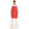 HYGOSTAR Latzschürze aus Polycotton 20505,  1 Karton = 36 Stück,  Farbe: rot