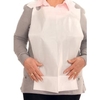 HYGOSTAR Lätzchen mit Tasche 53215,  1 Packung = 100 Stück,  Maße: 67 x 36 cm,  weiß