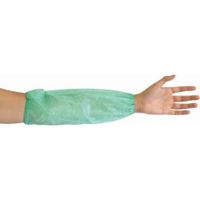 HYGOSTAR Schutzärmel Polyethylen 28279,  1 Packung = 100 Stück,  Stärke: 20my,  grün