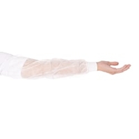 HYGOSTAR Schutzärmel SMS 28301,  1 Packung = 100 Stück,  Farbe: weiß