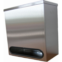 HYGOSTAR Standard Spenderhalter für Hauben 8893,  1 Stück,  Maße: 30 x 16 x 31, 2 cm,  Edelstahl