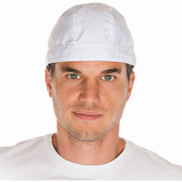HYGOSTAR Tuch Jack Bandana 00820,  1 Karton = 5 Packungen = 50 Stück,  weiß