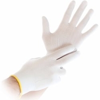 Hygostar Ultra Flex Nylonfeinstrickhandschuhe 33264,  1 Packung = 12 Paar,  Größe: L