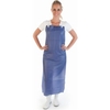 Hygostar Vinyl Latzschürze Superstark 300 my 2307,  1 Karton = 6 Packungen = 12 Stück,  Farbe: blau