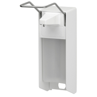 ingo-man classic Seifen-/Desinfektionsmittelspender 1399100,  Langer Bedienhebel,  500 ml - Einweg-Flaschen,  ELS 26 P/25