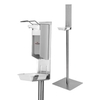 ingo-man CV-Desinfektionssäule mit Händedesinfektionsspender 3401491,  500 ml - Spender