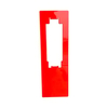 ingo-man SRL T Signalrahmen,  mit Aufkleber 1420150 - rot,  Für 1 Liter - Spender,  leuchthellrot