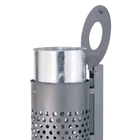 Innenbehälter -Stahlblech- feuerverzinkt 7039-01,  Durchmesser 325mm,  Höhe 445mm