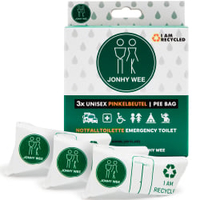 Jonhy Wee Reisetoilette 600 ml,  Unisex 1 Packung = 3 Stück