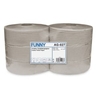 Jumbo-Toilettenpapier,  1-lagig,  hellgrau,  460 m 1 Paket = 6 Rollen