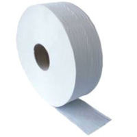 Jumbo Toilettenpapier,  2-lagig,  70 % weiß,  280 m 1 Paket = 6 Rollen