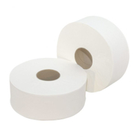 Jumbo Toilettenpapier,  2-lagig,  weiß 1 Paket = 6 Jumbo-Rollen