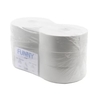 Jumbo-Toilettenpapier,  Tissue,  2-lagig,  hellgrau,  380 m 1 Palette = 48 Pakete à 6 Rollen