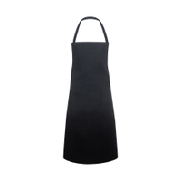 Karlowsky Basic Latzschürze,  75 x 100 cm BLS 3 ,  Farbe: schwarz