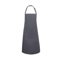 Karlowsky Basic Latzschürze mit Schnalle und Tasche,  75 x 90 cm BLS 5,  Farbe: anthrazit