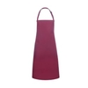 Karlowsky Basic Latzschürze mit Schnalle und Tasche,  75 x 90 cm BLS 5,  Farbe: bordeaux