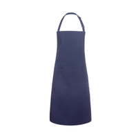 Karlowsky Basic Latzschürze mit Schnalle und Tasche,  75 x 90 cm BLS 5,  Farbe: marine