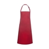 Karlowsky Basic Latzschürze mit Schnalle und Tasche,  75 x 90 cm BLS 5,  Farbe: rot