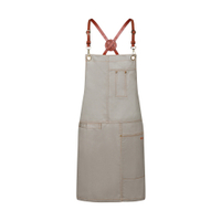 Karlowsky Urban X-Style Latzschürze,  68 x 80 cm LS 25,  Farbe: steingrau