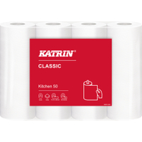 KATRIN Classic Kitchen 50 Küchenrolle. 26 x 23 cm 47819,  1 Packung = 4 Rollen
