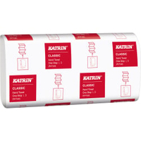 KATRIN Classic One Stop L 3 Papierhandtuch,  23, 5 x 34 cm 345102,  1 Karton = 21 Packungen à 90 Tücher