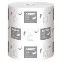 KATRIN Plus System towel M2 Papierhandtuchrolle,  2-lagig 1 Karton = 6 Rollen à 130 m