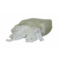 Kattun Putzlappen,  weiß 10kg - Ballen