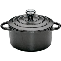 Küchenprofi Bratentopf,  rund,  schwarz 04 0100 10 10,  Durchmesser: 10 cm