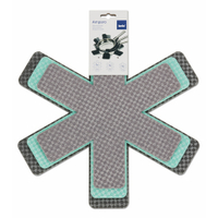 Kela Amparo Pfannenschutz,  Set,  3-teilig 12328,  1 Set,  Farben: minzgrün,  hellgrau und dunkelgrau