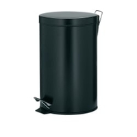 Kela Malta Tretmülleimer,  12 Liter 10931,  Farbe: schwarz