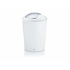 Kela Marta Schwingdeckeleimer,  5 Liter 22301,  Farbe: weiß