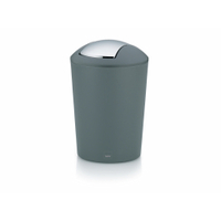 Kela Marta Schwingdeckeleimer,  5 Liter 22302,  Farbe: grau