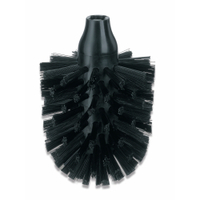 Kela WC Ersatzbürstenkopf La Brosse,  Ø 8 cm 20141,  Farbe: schwarz