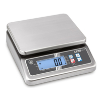 KERN Tischwaage FOB 7K-4NL,  Wägeplatte 252 x 200 mm,  d 0, 5/1 g FOB 7K-4NL,  Wägebereich (max.): 7, 5 kg