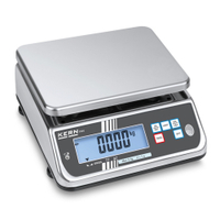 KERN Tischwaage FXN 10K-3N,  Wägeplatte 236 mm x 195 mm,  d 2 g FXN 10K-3N,  Wägebereich (max.): 15 kg