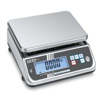 KERN Tischwaage FXN 3K-4N,  Wägeplatte 236 mm x 195 mm,  d 0, 5 g FXN 3K-4N,  Wägebereich (max.): 3 kg