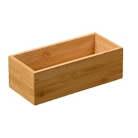 Kesper Aufbewahrungsbox Bambus,  stapelbar 57404,  1 Aufbewahrungsbox,  Maße (B x L x H): 11 x 24 x 8 cm