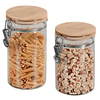 Kesper Aufbewahrungsglas mit Bügelverschluss,  Set,  2-teilig 92369,  1 Set