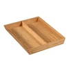 Kesper Besteckkasten,  Bambus 5808613,  Maße (L x B): 43 x 35 cm,  Höhe: 5 cm,  2 Fächer