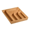 Kesper Besteckkasten,  Bambus 58087,  Maße (L x B): 43 x 35 cm,  Höhe: 5 cm,  6 Fächer