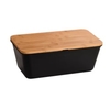 Kesper Brotkasten aus Kunststoff,  schwarz 58498,  1 Brotkasten
