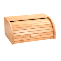 Kesper Brotkasten mit Rollklappe,  Bambus 58000,  1 Brotkasten,  Maße (B x L x H): 27 x 40 x 17 cm