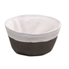 Kesper Brotkorb Baumwolle,  bruchfest 19901,  1 Brotkorb,  Farbe: grau