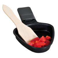 Kesper Buchenholz Raclette-Spachtel Set,  8-teilig 69968,  1 Set,  Maße (H x B x T): 3 x 13 x 4 mm