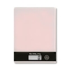 Kesper Digitale Küchenwaage mit Glasablage 70905,  Farbe: rosa