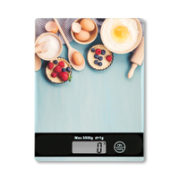 Kesper Digitale Küchenwaage mit Glasablage 70908,  Farbe: Baking Time