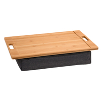 Kesper Knietablett mit Kissen,  Bambus 77622,  1 Knietablett inkl. Kissen